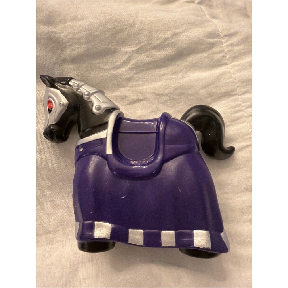 Fisher Price Imaginext Eagle Talon Castle Jousting Horse Blue